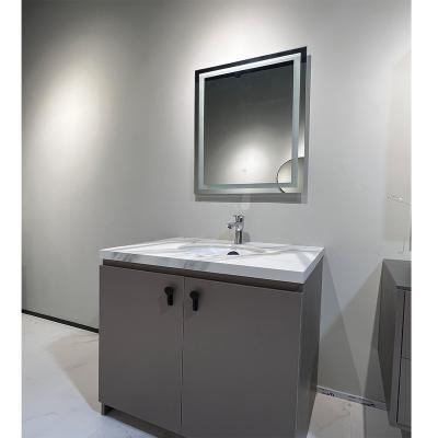 China New Fashion Design Marble Easy To Clean / Dirt-resistant Style Customized Size Single Bathroom Vanity for sale