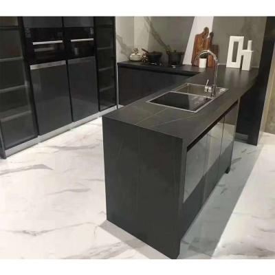 China White Or Black Customized Marble Countertop Easy To Clean / Dirt-resistant Porcelain Bathroom Tile for sale