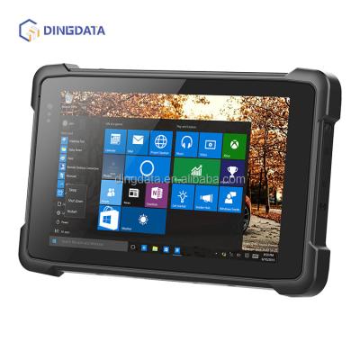 China Dingdata Waterproof 8 Inch Industrial Rugged Tablet Wins OS 10 With Waterproof IP67 Grade Rugged Tablet for sale