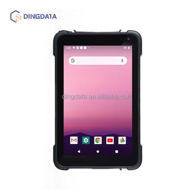 China IP67 Android 10.0 4G RFID Waterproof Rugged Tablet & Fingerprint Reader With 8.0 Inch Screen for sale