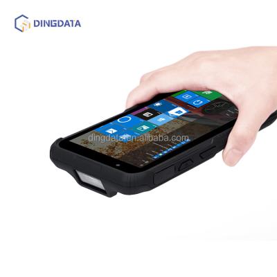 China Dingdata 6 inch PDAS barcode scanner mobile windows windows 10 handheld terminal pda windows 10 handheld computer for sale