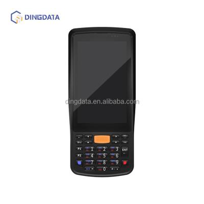 China Handheld Computer Rugged PDA 4 Inch With Numeric Keypad And Dock Android 4G NFC PDA Barcode Charging Terminal Built-in Industrial Scanner for sale