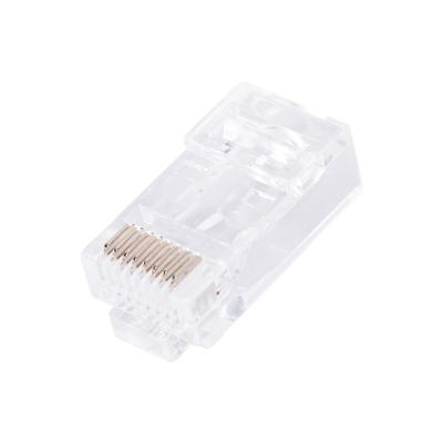 China Networking CAT5E UTP RJ45 8P8C SOCKET 3U Gold Plating for sale