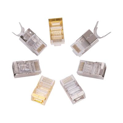 China Networking CAT7 / CAT6A 8P8C SOCKET SURROUND STYLE 3U Gold Plating for sale