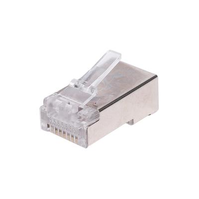 China Networking CAT6 STP RJ45 8P8C SOCKET 3U Gold Plating for sale