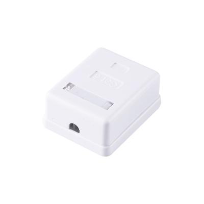 China LEFT OUTDOOR CAT6 / CAT5E 1 UTP NETWORKING MOUNT BOX for sale