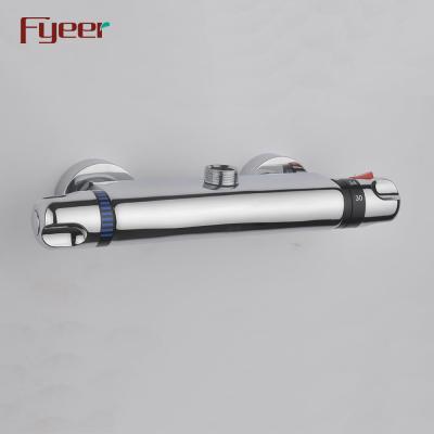 China Without Slide Bar Fyeer Thermostatic Temperature Control Shower Faucet for sale