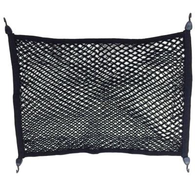 China Used For Luggage Package 120cm*30cm One Large Storage Net High Quality Cargo Net With Metal Plastic Hooks for sale