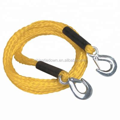 China Polyester 19MM*5MTow nylon rope car tow strap ropeswith hook for car and truck towing for sale