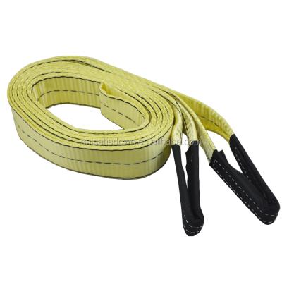 China Heavy Duty 2inch 17ft Polyester Car Rescue Tool 22000 lbs Recovery Tow Straps for sale