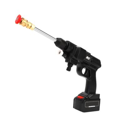 China Portable water jet gun wash station high pressure water gun lithium battery cleaning gun 33.5*26.5*11cm for sale