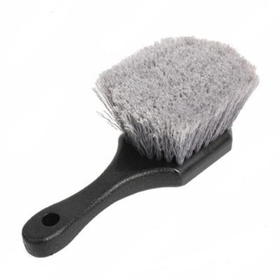 China Hot Wheel Wash Tire Car Plastic Wheel Rim Cleaning Brush Ultra Soft Hub Brush Sale Detailing Brush for sale