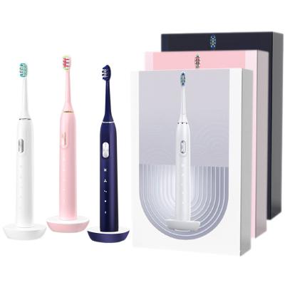 China China Factory Battery Powered Rotating Portable Smart Ultrasonic Toothbrush for sale