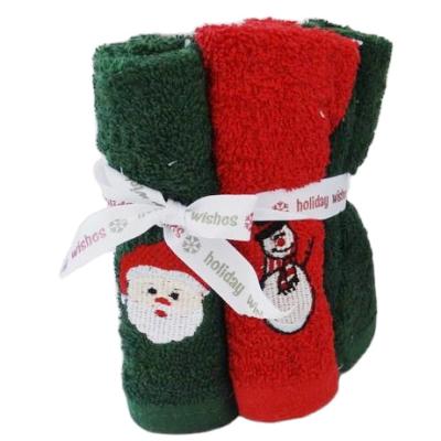 China Kitchen Towel Cotton Christmas Home Hand Towels For Bathroom, Fingertip Towel With Embroidery, Custom Design for sale