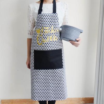 China Fashionable Customized Pocket Logo Kitchen Eco-Friendly Back Custom Cross Canvas Tool Apron Style for sale