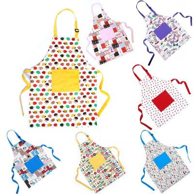 China Factory Direct Cotton 100% Cotton Custom Printed Apron For Kids for sale