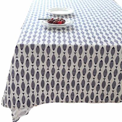 China Home Floral Tablecloth For Decorative Rectangle Tablecloth Fabrkc Table Cover For Kitchen Dining Party for sale