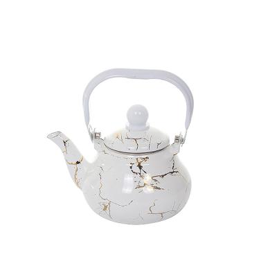 China China Latest New Model Hotter Sustainable Cast Iron Enamel Teapot Water Kettle Wholesale for sale