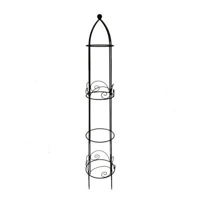 China European Stylish Decorative Outdoor Farmhouse Garden Trellis Plant Support Trellis For Plants Climbing Garden Obelisk Flower Trellis for sale