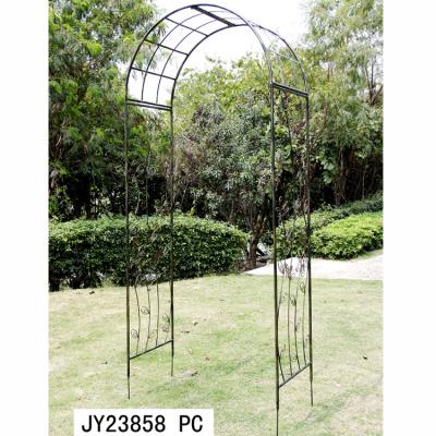 China Easily Assembled Elegant Garden Plant Trellis Arch Wedding Decorative Flower Trellis Arch for sale