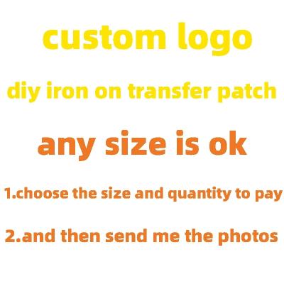 China 3D Custom Sticker Logo Brand Thermal Patches On Clothes Fabric Iron-On Transfers For Clothing Thermoadhesive Patches Diy Applique for sale