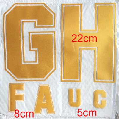 China 3D Numbers Letters Heat Transfer Patches Names Sporty Cloth Sticker Heat Transfer DIY Hot Iron On Clothing Bag Shoes for sale