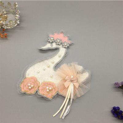 China 3D Cartoon Girl Applique Patch For Clothes Decoration Sewing Accessories for sale