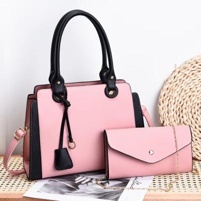 China 2023 Supplier Daily Used OEM Logo Leather Handbag Custom 3pcs Set Handbag For Ladies for sale