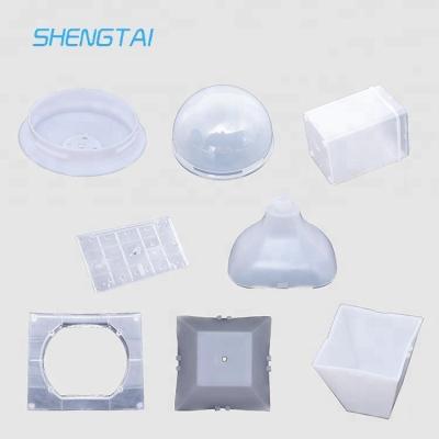 China High Quality PC Transparent Parts Containers Clear Plastic Injection Molding Service for sale