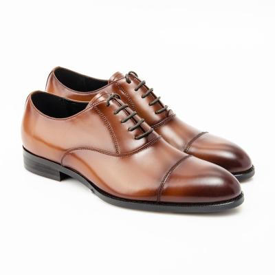 China Breathable Good Quality Italian Genuine Leather Men Shoes 2022 Leather Mens Dress Oxford Shoes for sale