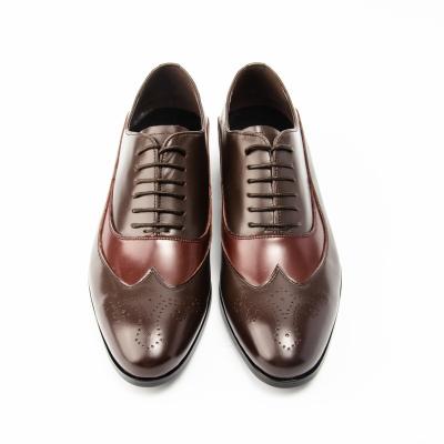 China Classic Supplier Italy Oxford Leather Shoes Men Breathable Handmade Dress Genuine Leather Men for sale