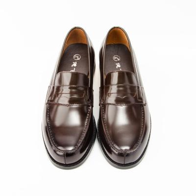 China Logo High Quality Genuine Leather Custom Made Breathable Penny Dress Formal Loafer Shoe For Men for sale