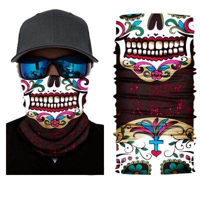 China Popular Multi-Function Bandana Neck Scarf Face Bandana Cover Mouth Skull Custom Bandana Seamless Neck Cuffs for sale