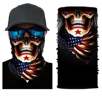 China Popular Microfiber Tube Headwear Hot Sale Bandana Seamless Skull Microfiber Bandanas for sale