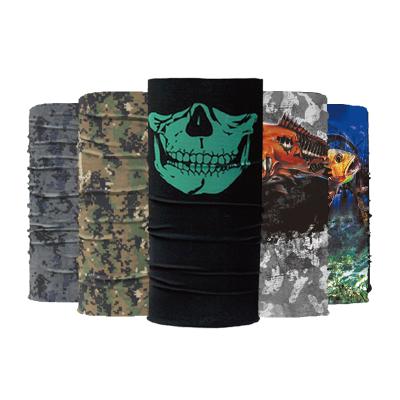 China Popular Polyester Printing Seamless Bandana Buff Bandana With Low Moq Custom Made Multifunctional Tubular Headwear for sale