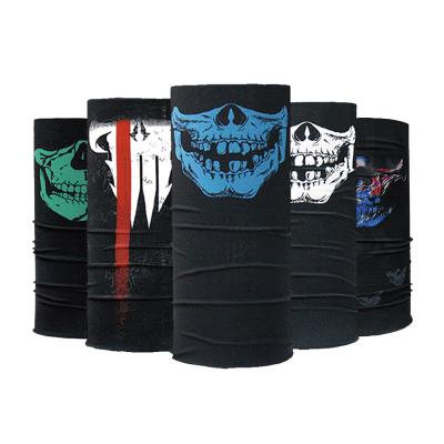 China Popular Promotional Multifunctional Cycling Neck Cuff Polyester Custom Seamless 100% Seamless Bandanas for sale