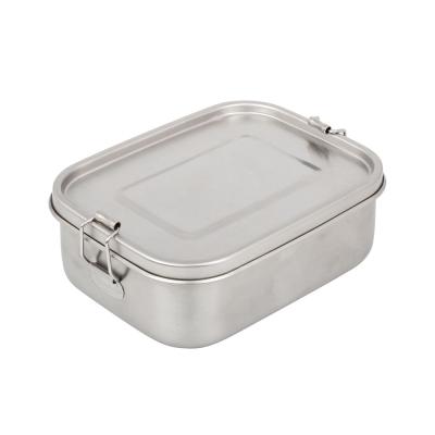 China Sustainable Metal Lunch Box 0.8 L Modern Lunch Box SS Lunch Box With Divider Lunch Box for sale