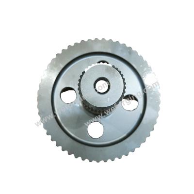 China Custom Gearbox Output Shaft Spur Gear Shaft Drive And Driven Gear Forge Forging And Machining Blank Forging for sale