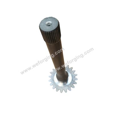 China Customized Gears And Shafts Steel Brass 20CrMnTi Copper Transmission Output Shaft Spur Gear Sun Gear Gear On Shaft for sale