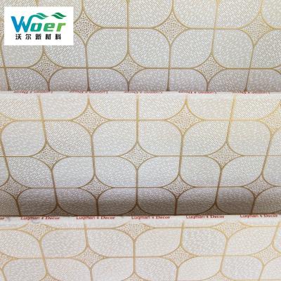 China Artistic Design 600X600 New Ceilings Decorative Laminated PVC Ceiling Tile Price for sale