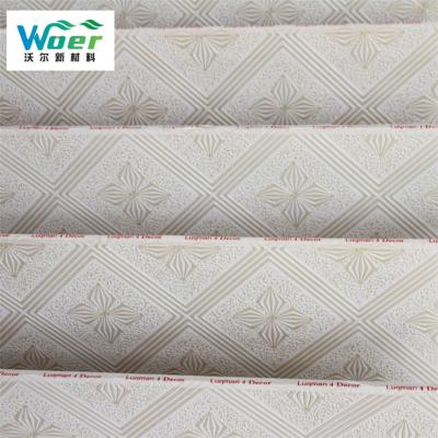 China Artistic Ceilings PVC FILMS /PVC GYPSUM CEILING TILES for sale