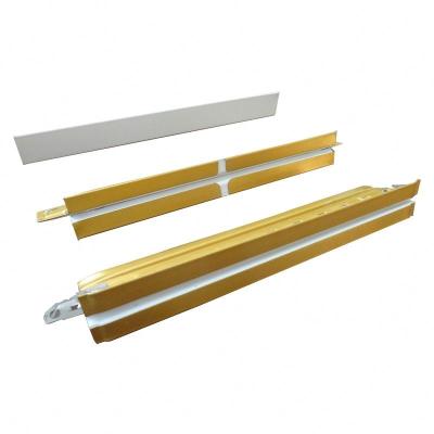 China Beauty High Symmetry China Gold Supplier T Aluminum Bar For PVC Gypsum Ceiling Tiles for sale