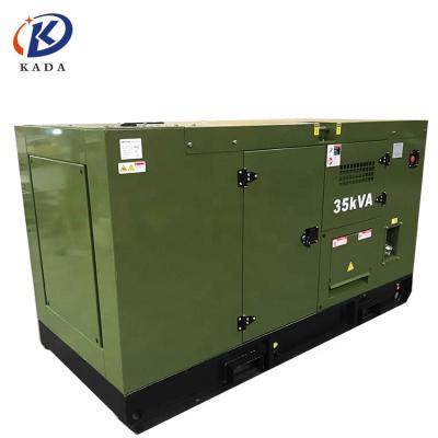 China KADA Silent Sound Proof Generator 40kva Silent Diesel Generator 40-65 KVA Diesel Generators Silent for sale