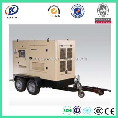 China Chinese Ricardo Weifang Movable Diesel Trailer 60KW Generator for sale