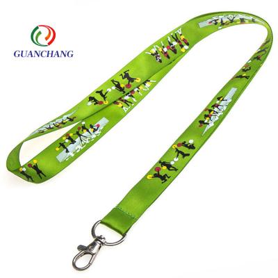 China Promotional Gifts High Quality Custom Personalized Printed Satin Ribbon Lanyards With Logo Custom for sale