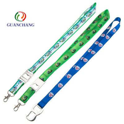 China Custom Polyester New Products Custom Satin Ribbon Printed Lanyards For ID Card Holder for sale