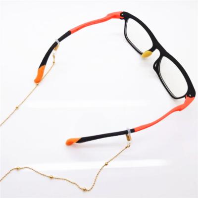 China Guanchang 1.3*85mm Common Anti-skid Fashion Glass Pearl Eye Chain Decoration Monocle Strap Eyewear Glass Eye Straps Rope for sale