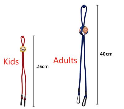 China Lanyard Holder Face Mask Holder Kids Polyester Face Mask Lanyards Cute Running Length Running Necklace Chain Strap For School Outdoor Sport for sale