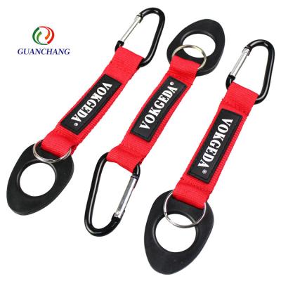 China Custom Printed Polyester Bottle Holders Key Chain Lanyard With Logo Fashion Wholesale Cheap Manufacturer Custom Polyester for sale