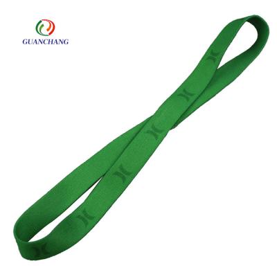 China Yoga or sports wholesale women custom sports elastic polyester headband headband for sale